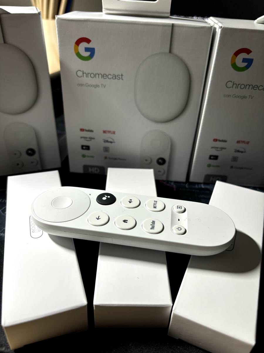 KUKUPOW Télécommande pour Chromecast Google TV, Telecomando Universale Bluetooth per Google TV G9N9N, for Chromecast Google 4K(HD/4K), con Tasti di Scelta Rapida per YouTube e Netflix