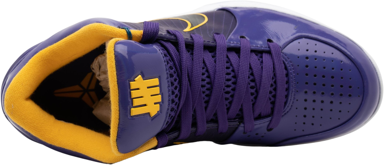 Preços baixos em Nike Undefeated x Kobe 4 Protro Court Purple | eBay