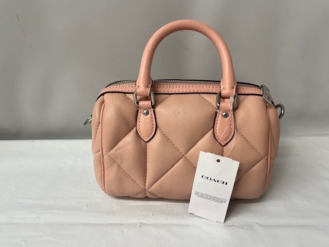 Coach CJ524 Mini Rowan Crossbody w/ Puffy Diamond Quilting in