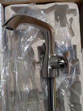 Delta Stryke Single Hole Bathroom Faucet Lumicoat Stainless 5766-SS-PR-LPU-DST