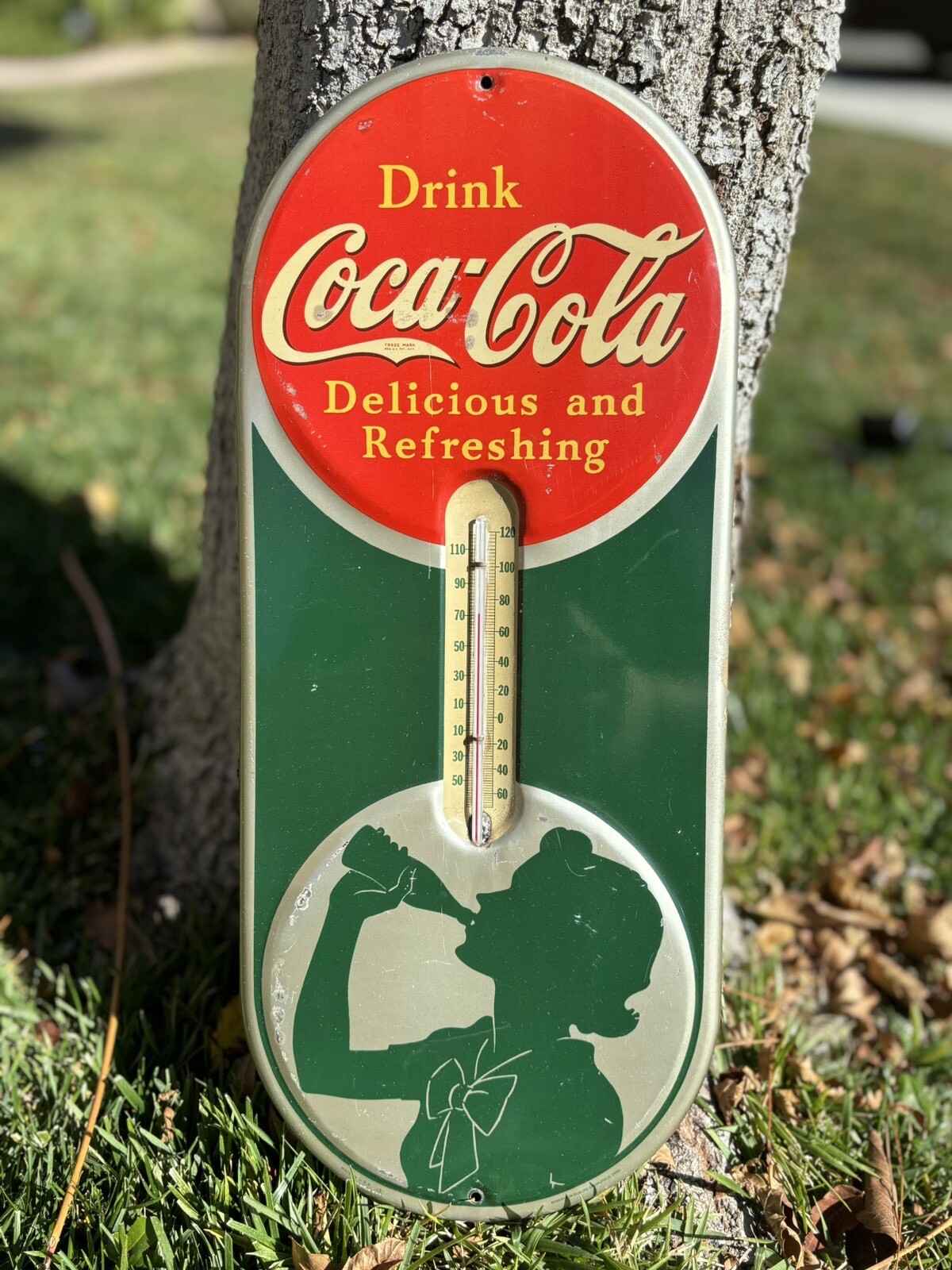 Early Drink Coca Cola Thermometer eBay