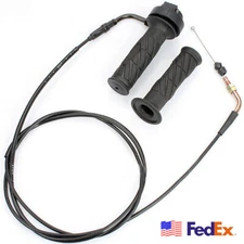 Throttle Turn Handle Refueling Throttle Seat Assembly Black For GY6 125-150CC