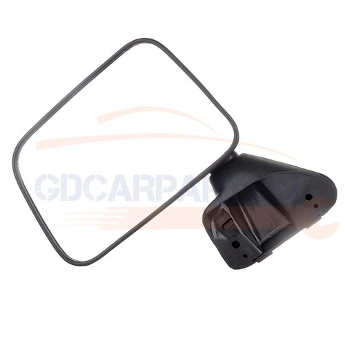 Black Housing For 1987-1989 Toyota4 Runner Pickup Manual Fold Pair Side Mirrors - Picture 2 of 12