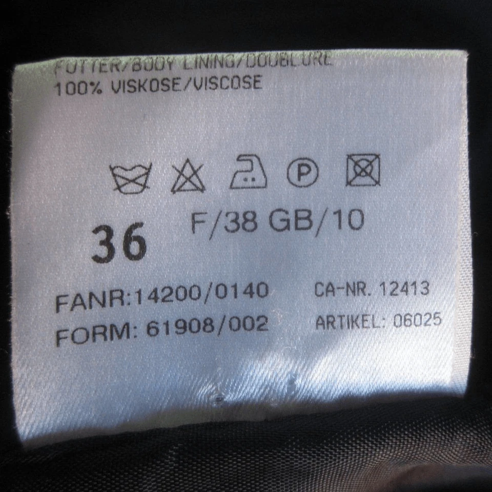 Chaqueta de lana Basler para mujer talla 36/EE. UU. talla 6 forrada formal blazer de negocios Foto 4 de 4