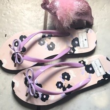Kate Spade New York Pink Sandal floral ribbon