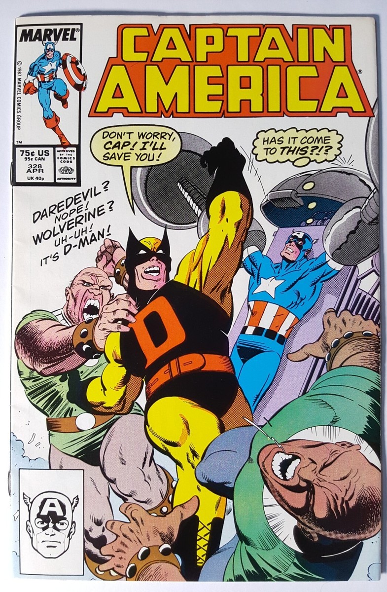 1987 Marvel Comics CAPTAIN AMERICA #328 1st app/origin of