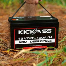 KickAss 12V 120Ah AGM Deep Cycle Battery — image 2