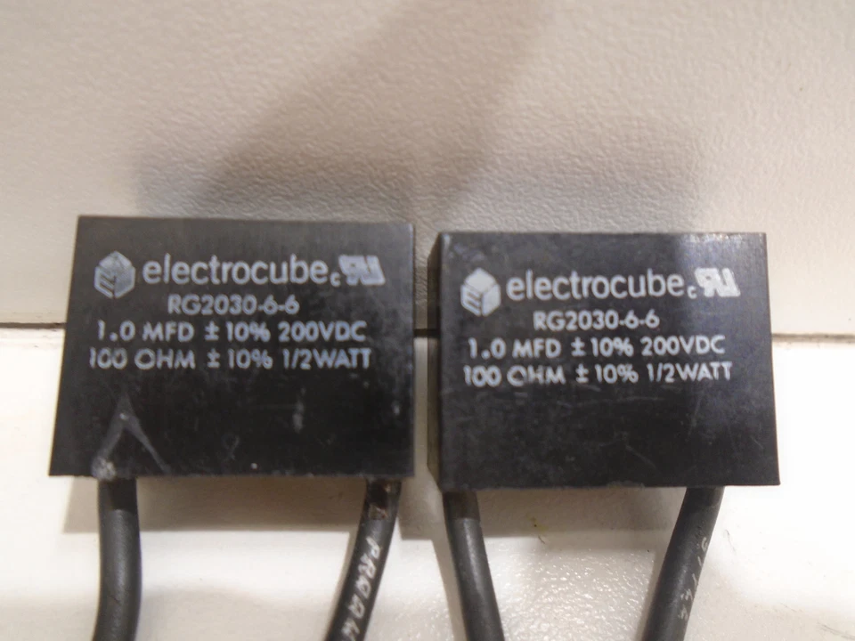 (LOTE DE 2) RESISTENCIAS ELECTROCUBE RG2030-6-6 200VDC 1/2WATT Foto 3 de 4