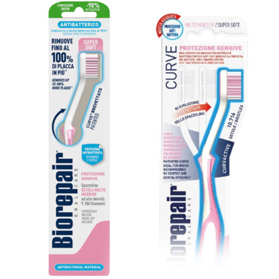 NEU Biorepair Zahnbürste Curve Gum Protection superweich ergonomisch 1 Stück