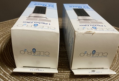 2 CLEAR2O Water Pitcher Replacement Filter Cartridge CWF1016, New In Box! - Picture 5 of 7