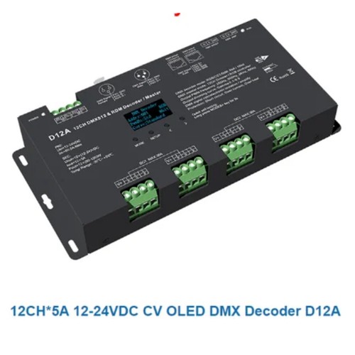 Skydance 4/5Channel DMX512 CV Decoder RDM DMX Signal led strip dimmer Controller - Picture 27 of 28