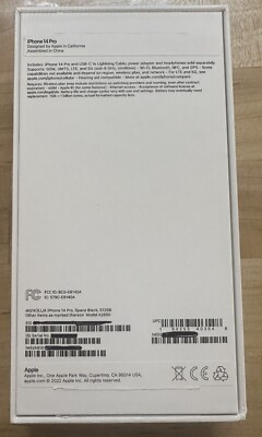 iPhone 14 Pro EMPTY BOX - Space Black 512GB - iPhone 14 Christmas