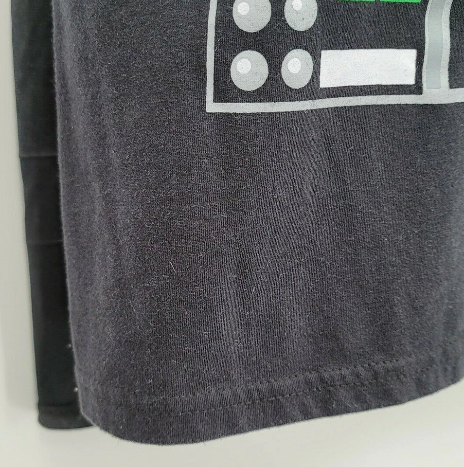 Star Wars Darth Vader Mediana Negra Gráfica Camiseta Disfraz Con Capa Desmontable Foto 4 de 4
