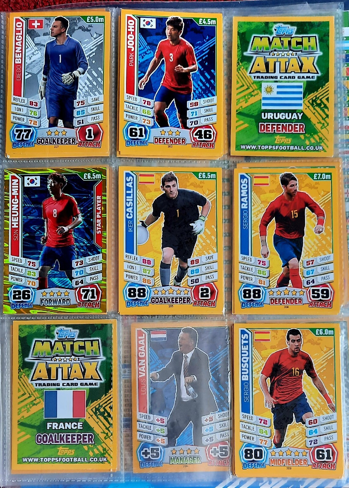 Topps Match Attax 2014 England Football World Cup Trading Cards Collector Binder - Picture 15 of 19