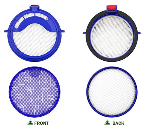 4 Pre Post Motor HEPA Filter Kit For Dyson DC25i DC25 Animal 916188-05 919171-02 - Picture 3 of 3