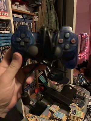 Sony DualShock 2 (700050) Game Controllers & Attachments Clear Blue
