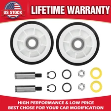 2 Pack Dryer Roller Wheel Drum Support Kit For 303373K 12001541 312948 DE106