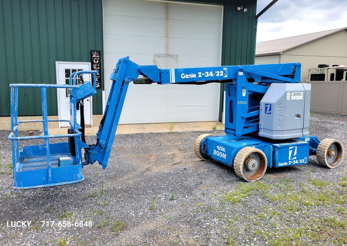 GENIE Z34 22N Boom Manlift Electric Battery Powered FULLY SERVICED