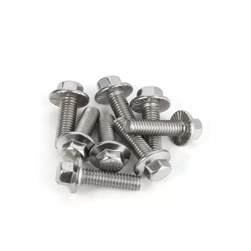 BRIDA DE ACERO INOXIDABLE M8 / 8mm A2 cabeza hexagonal pernos con brida métrica tornillos - Imagen 8 de 9