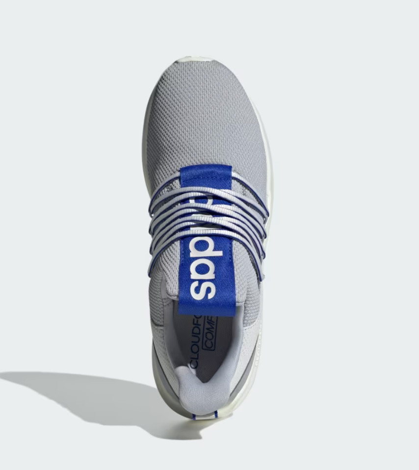 Adidas Lite Racer Adapt 7.0 Grey Blue Sneakers Running Walking JI4982 Mens Size