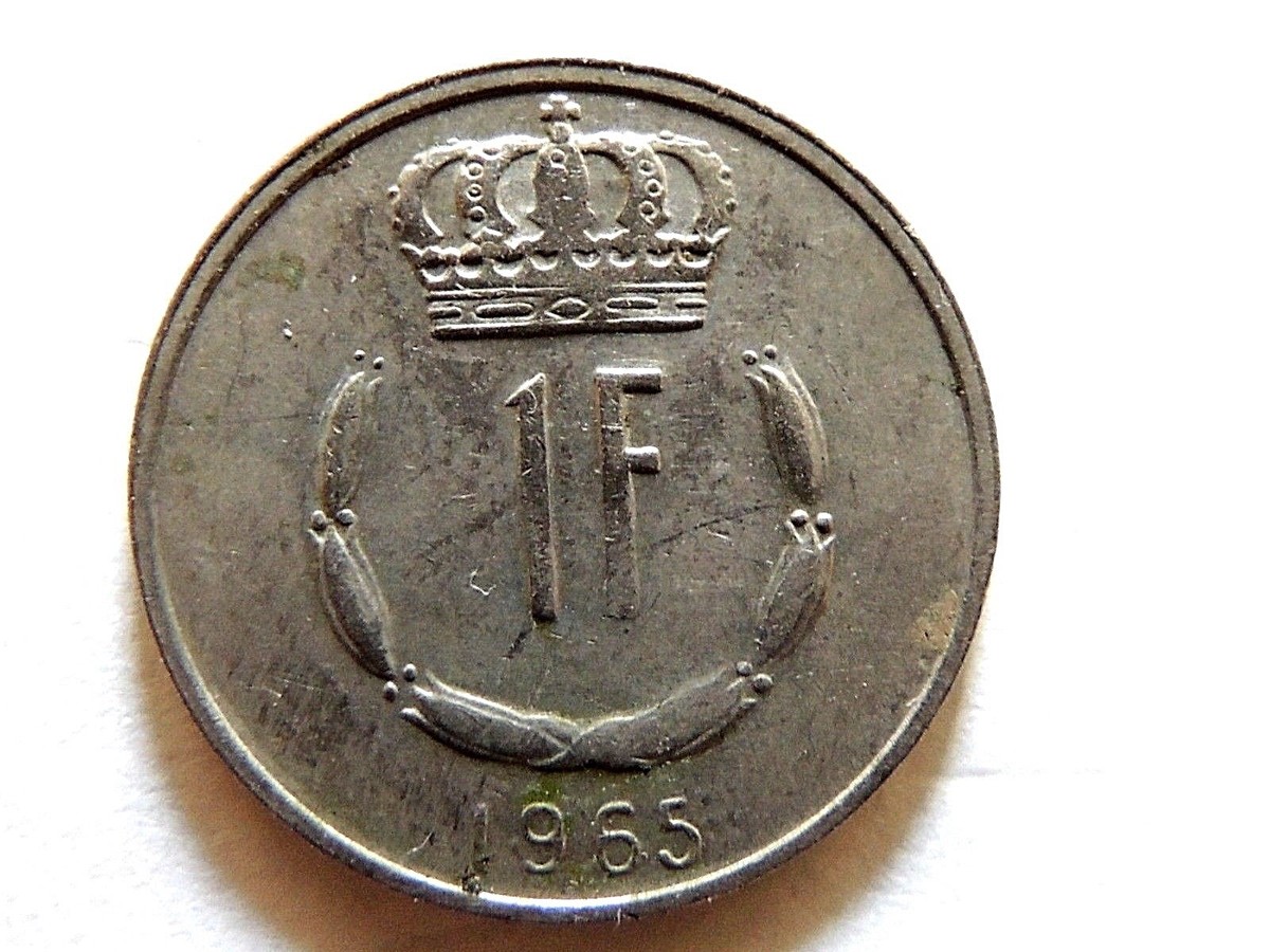 1965 Luxembourg One (1) Franc 