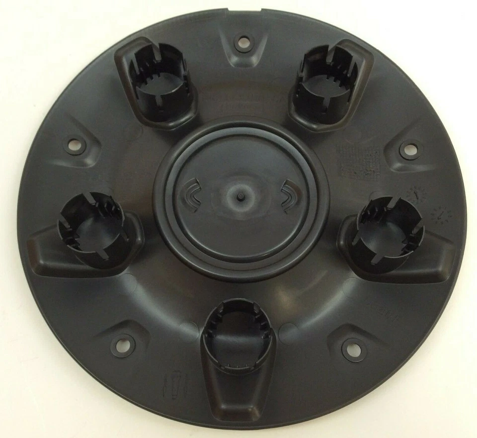 Ford Transit 2015-2020 Juego de 4 Tapacubos Cubierta de Rueda Centro Negro 16" Kit OEM Foto 3 de 4