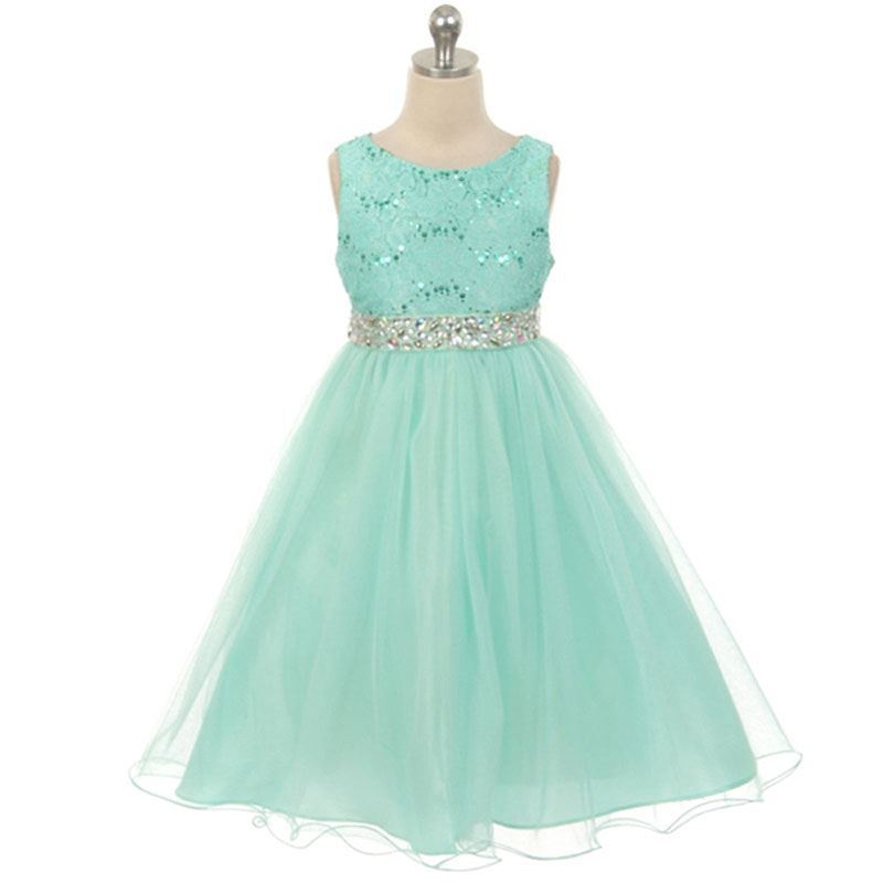 MINT Size 4 Sequins Flower Girl Dress Birthday Recital Party Formal  Bridesmaid | eBay