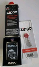 Las Vegas Raider zippo lighter Gift Bundle made in usa