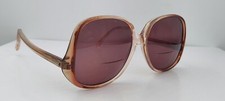 Vintage Libco 49 Brown Translucent Oval Sunglasses USA FRAMES ONLY