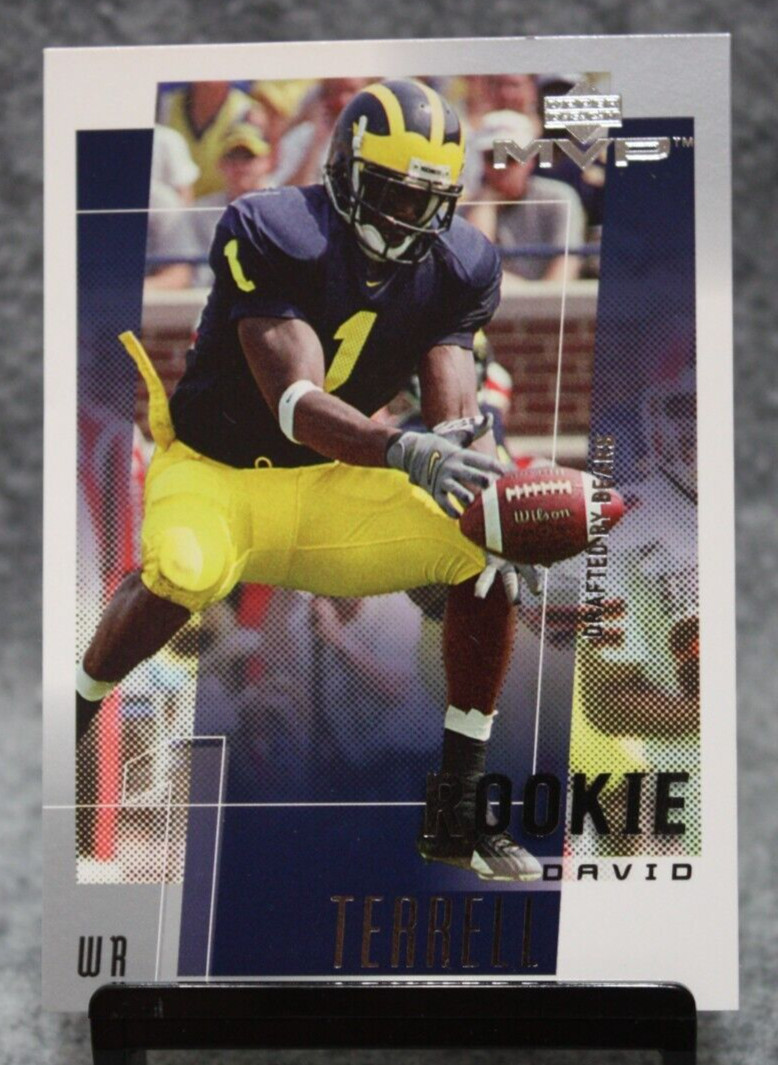 David Terrell 2001 Upper Deck MVP #314 RC