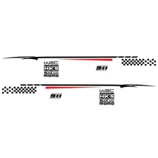 2PCS Waterproof Race Car Decal Vinyl Graphics Side Stickers Body Decals Stickers