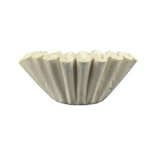 Weiße Kaffeefilter größe 90/250mm Korbfilt...