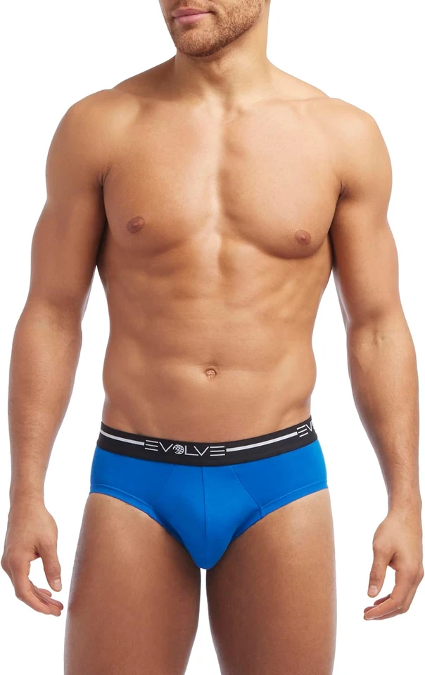 Evolve Hombre Algodón Elástico No Show Calzoncillo Ropa Interior Multipack Foto 2 de 4