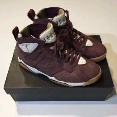 Nike Air Jordan 7 Retro 'Cigar' Bordeaux Gold CLEAN OG 725093-630 Mens Size 8
