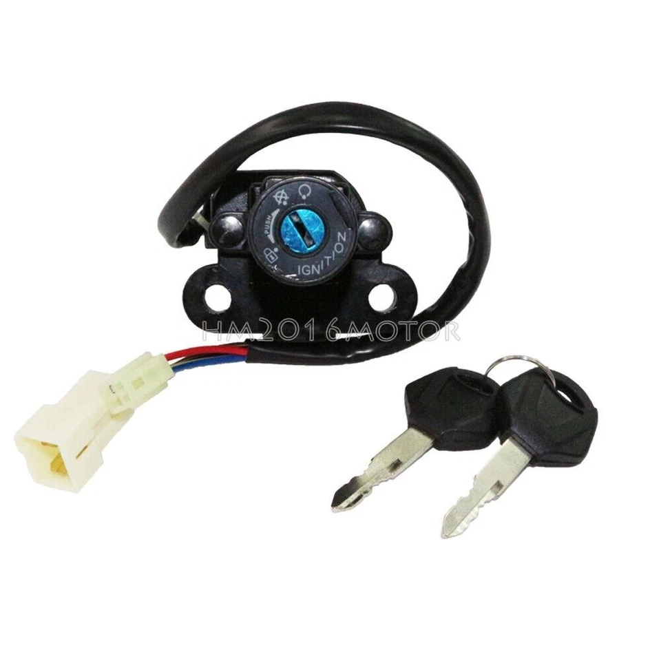 New Motorcycle Ignition Switch Lock Keys for Yamaha FZ6/FZ6R 2004-2010 YZF R1 R6 - Imagem 4 de 4