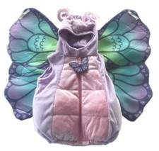 Butterfly Infant Baby Halloween Plush Zip Front Costume 12 Month W/Sm Snag New
