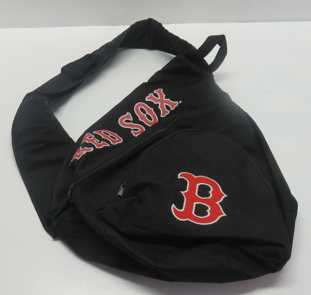Concept One Boston Red Sox Sling Backpack Bag Black Red MLB Baseball