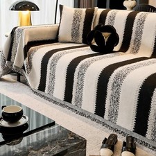 Chenille Couch Cover Non-Slip, Washable Furniture Protector, Anti-Scratch Soft