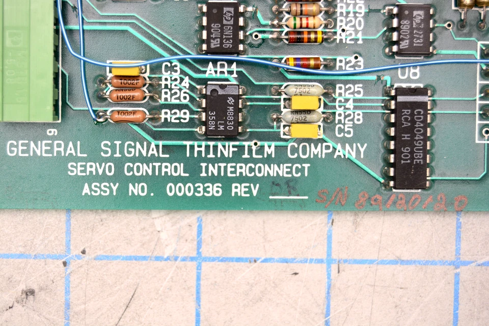 000336 (LOTE DE 2) / SERVO CONTROL INTERCONEXIÓN / SEÑAL GENERAL THINFILM COMPANY Foto 3 de 4