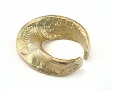 Adjustable Ring Raw brass 19mm 9US inner size - Adjustable  OZ2745