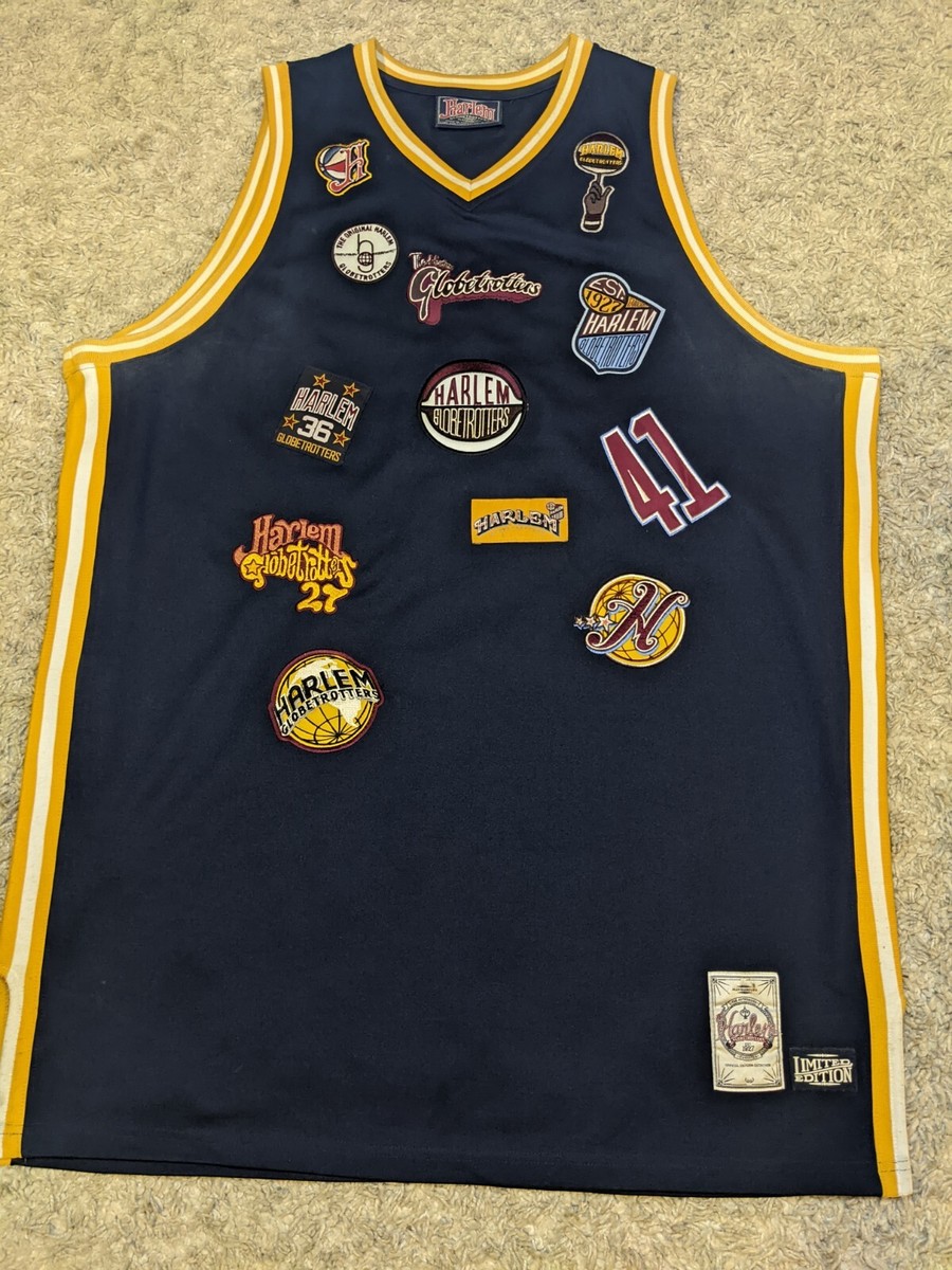 Harlem Globetrotters Platinum FUBU XXL Jersey Vintage