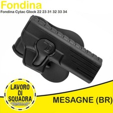 Étui Rigide Pour Glock 17 18 19 22 23 31 32 33 34 Noir Droit - Cytac