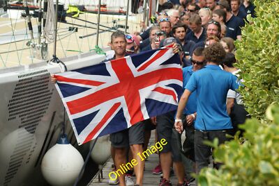 Photo 12x8 View of the British team waiting to collect their prize London  c2014