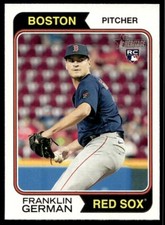 2023 Topps Heritage Franklin German Rookie G155 Boston Red Sox #77
