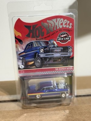 Hot Wheels RLC  1966 Chevrolet Super Nova Blue Real Riders Diecast Car
