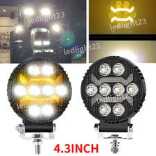 Pair 4.3'' inch LED Spot work Lights Fit for Caterpillar Construction Equipment