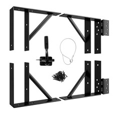 Heavy Duty Gate Corner Brace Kit Anti Sag Adjustable Latch For Fence Shed Doors