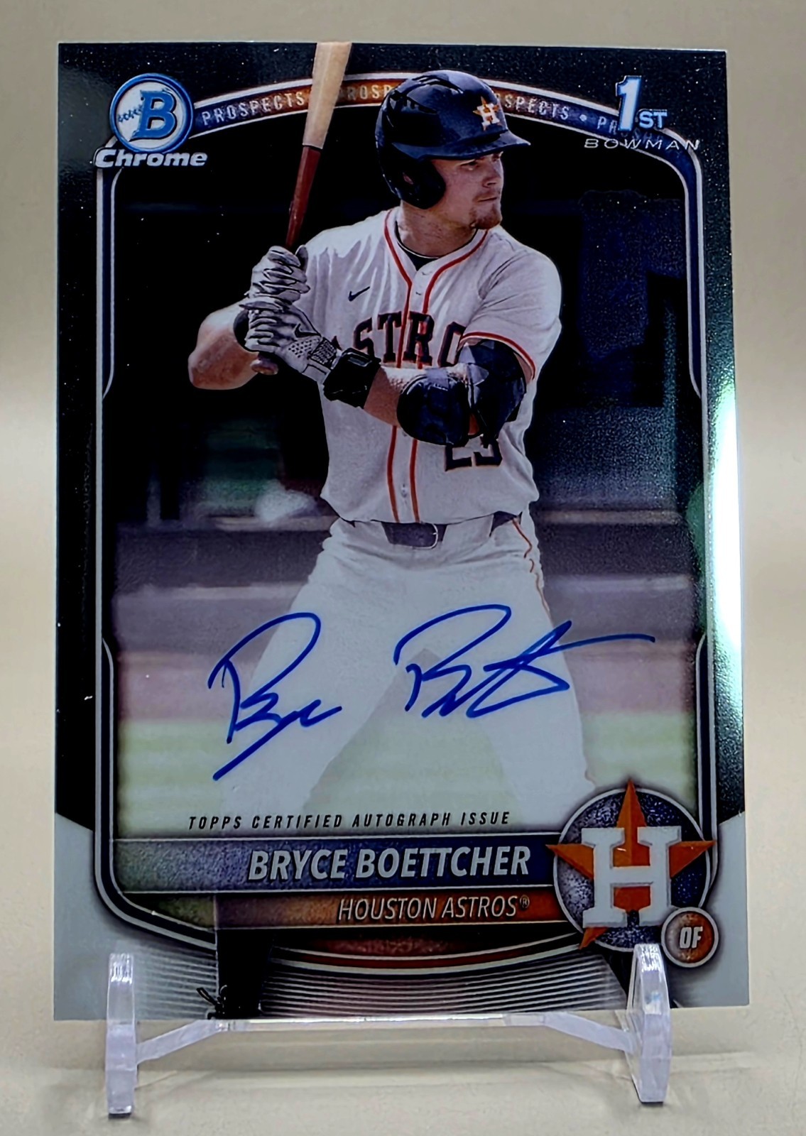 2025 Bowman Chrome - Prospect Autographs Bryce Boettcher, #CPA-BB (AU, RC)