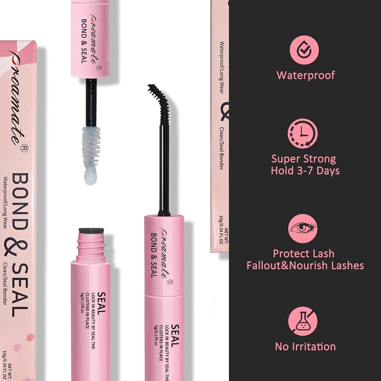 2PCS Eyelash Glue Eyelash Bond and Seal Super Strong Hold Cluster Lash Adhesi... - product detail image 4