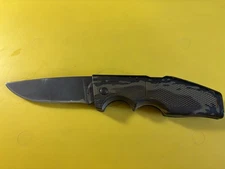 Gerber Magnum 600 CAMO Large Folding Knife USA - GOOD SHAPE-USED RARE HTF L-CA